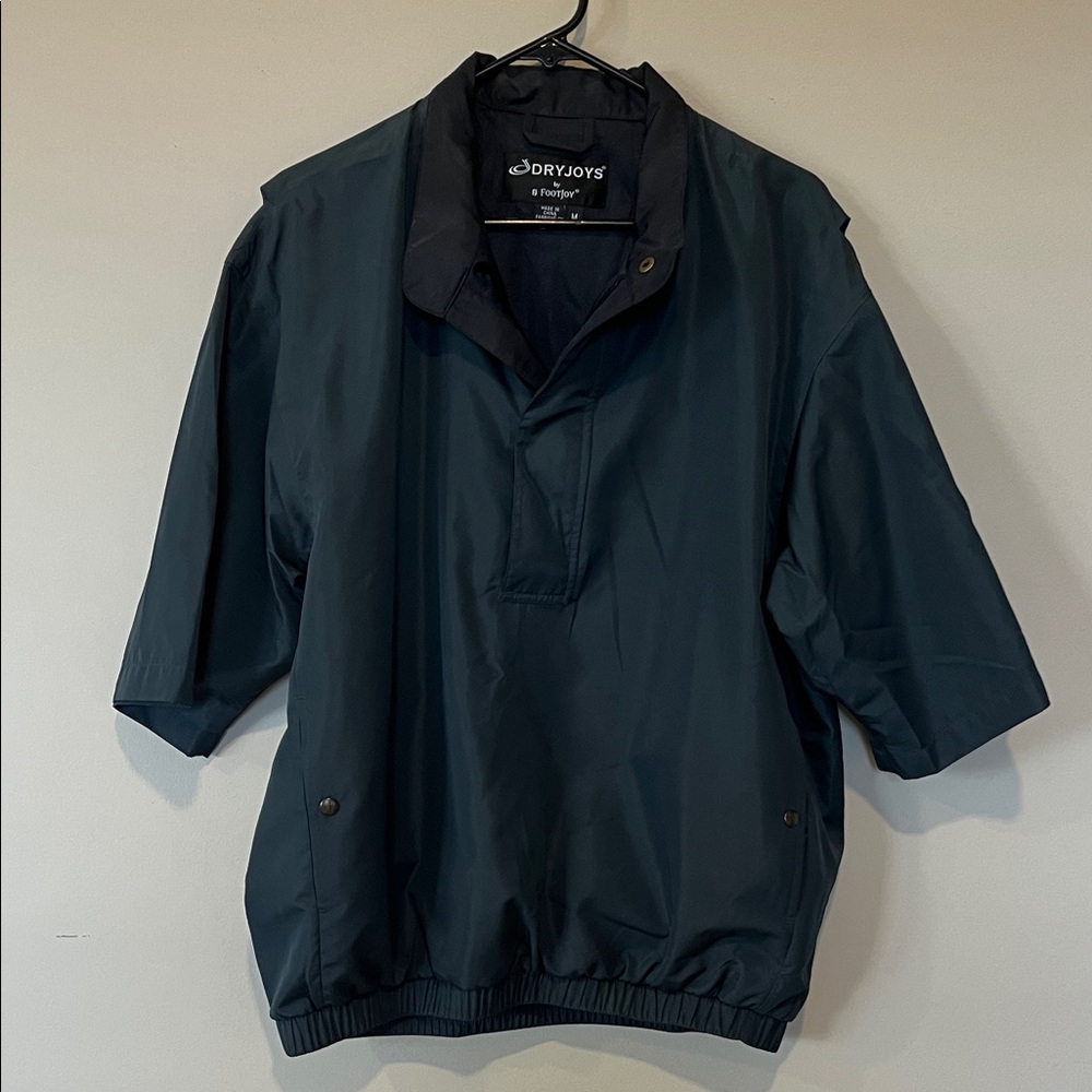 FootJoy Dark Gray Short Sleeve Windbreaker